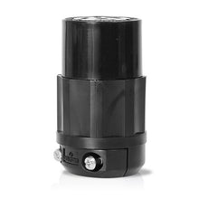 Leviton 20 Amp NEMA L15-20R Black Locking Connector 2423