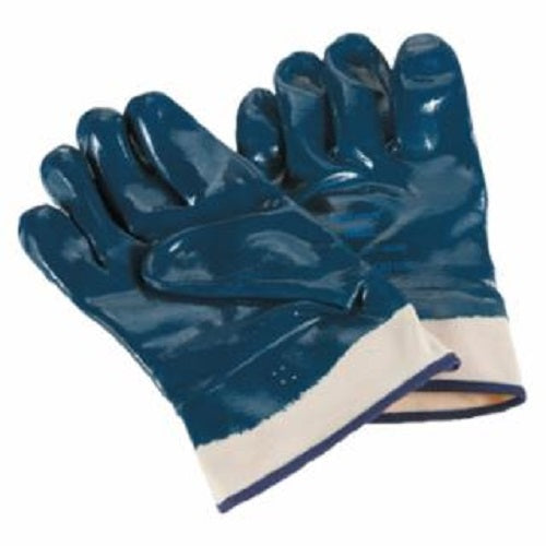 10Size Nitrile-Coated Gloves Blue 012-27-805-10 (Pack of 12Pair)