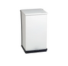 White Step-On Can 25 Gallon 100 Quart Detecto P-100