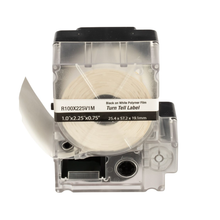 Turn-Tell White Vinyl Cassette R100X225V1M (Pack Of 5)