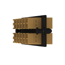 12 Port Opticom Keyed E-Orange LC Fiber Adapter Panel Duplex FAP12WEORDLCZ