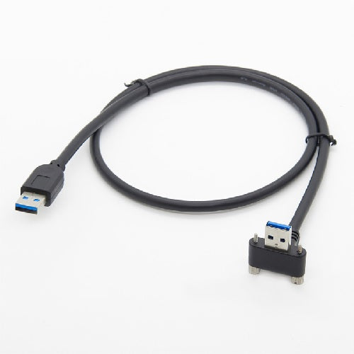 USB3.0 A male right angle with With M2 Screw Lock cable PCM-CLC-77