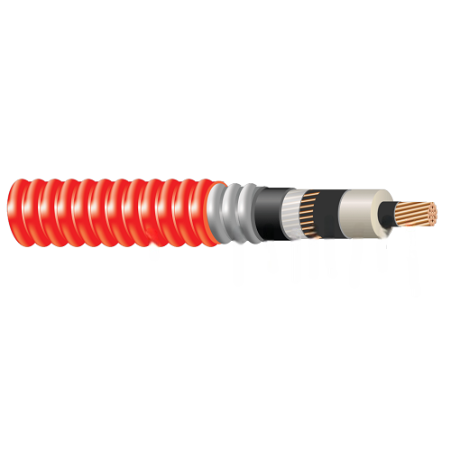 3/0 AWG HVTECK Copper 220 mil NLEPR CB AIA 15KV 133% IL Red PVC Jacket CSA