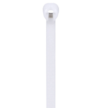 8x0.141 Dome-Top Stainless-Steel Locking Barb Cable Tie Nylon 6.6 BT2I-C (Pack of 100)