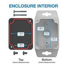 Flanged Base Plastic Box Enclosure For Wall/Surface Mount RBF32P04B10G