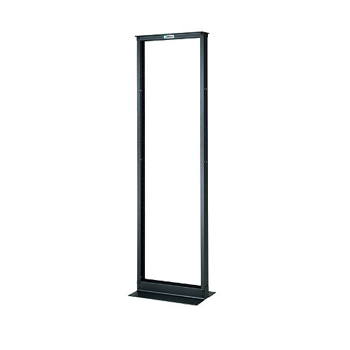 2-Post Black Aluminum 45RU Rack R2P
