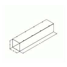4" x 4" x 48" Type 1 Straight Section Lay-in Wireway CWSC448NK