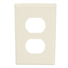 PVC 2Port Surface Raceway Duplex Faceplate Fittings Off-White T70PIW