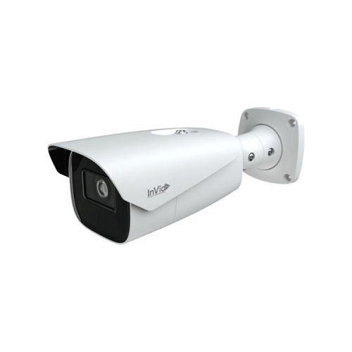 Invid 4 Megapixel Network IR Outdoor Bullet Camera White INV-PAR-P4LPR832NH