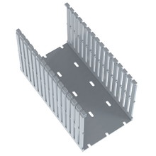 6FT 5.1x4.25 Panduct Type F PVC Narrow Finger/Slot Wiring Duct F4X5LG6
