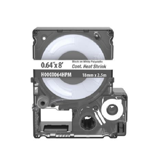 Heat Shrink Label White H000X064HPM (Pack of 05)