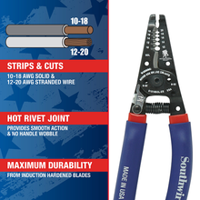 10-18 AWG Solid Ergonomic Wire Stripper S1018SOL-WW (Pack of 5)