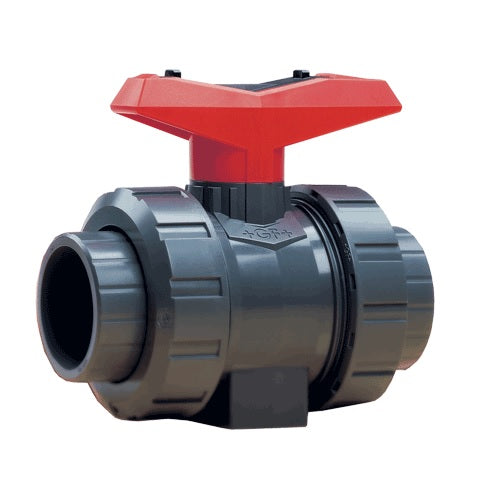 63mm Type 546 Socket Ends True Viton O-rings Polypropylene Union Ball Valve 167.546.417