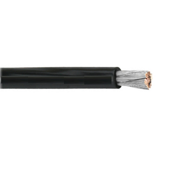 6 AWG 7 Strands Black Jacket Marine Battery Cable