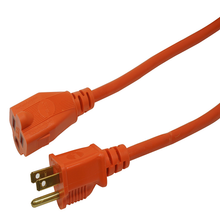 25"Ft Orange Extension Cord Cable 16/3 Sjtw Standard Outdoor 2307SW8803 (Pack Of 9)