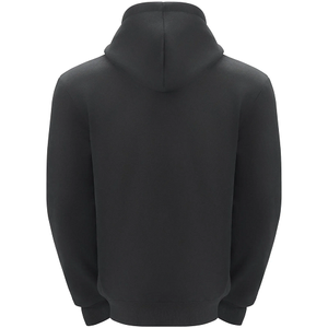 7.4V Battery-Powered Electric Heated Zip Up Sweatshirt for Men & Women, 5 Heating Zones, Lightweight Warm Outdoor Hoodie, Size XXXL, Black
