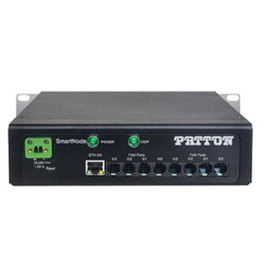 Patton SN4141E/4JS4JO8V/DC 4 FXS + 4 FXO Rugged Industrial VoIP Gateway