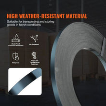 1/2" Wide, 0.016" Thick, 330' Long High Strength 1100 lbs Band Industrial Steel Strapping Roll