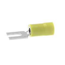 12-10 AWG StrongHold Loose Piece Fork Yellow EV10-10FB-Q (Pack of 25)