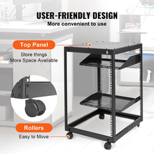 23''-40'' Adjustable Depth 15U Open Frame Server Rack