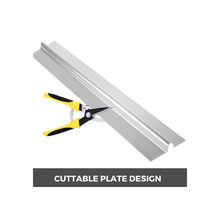4 ft Aluminum Heat Transfer Plates for 1/2 Inch PEX Tubing NNC1/2INCH4FT-100