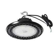 120-277V 180/200/240W 3Watt Selectable 5000K CCT LED UFO High Bay Light Black Housing