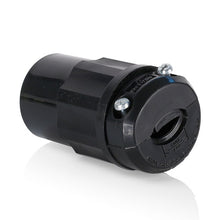 Leviton 20 Amp NEMA L15-20R Black Locking Connector 2423
