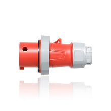 Leviton 30 Amp 480V LEV Series IEC Pin & Sleeve Plug Red 330P7WLEV