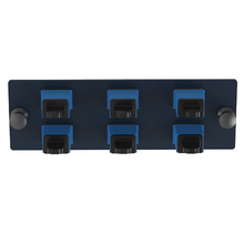 6 Port Opticom SC Fiber Optic Adapter Panel Simplex OS1/OS2 FAP6WBUSCZ