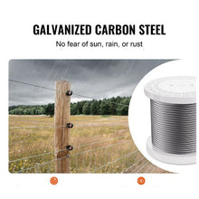 1/4 Inch 7x19 Strand Carbon Steel Braided Aircraft Cable 250FT With Gloves