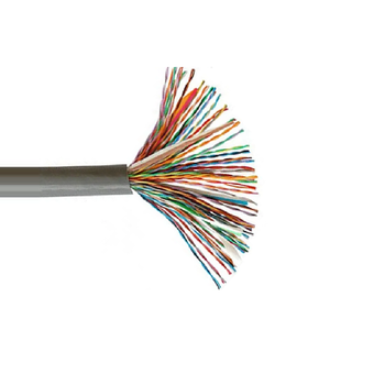 24 AWG 3C Solid Bare Copper Unshielded Semi-Rigid PVC 300V Category3 Telephone Cable