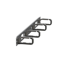 1.72x3.38 Open-Access Horizontal D-Ring Cable Manager Front 1RU CMPHF1