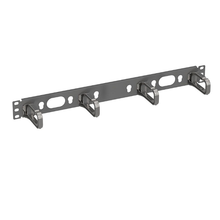 1.72x3.38 Open-Access Horizontal D-Ring Cable Manager Front 1RU CMPHF1