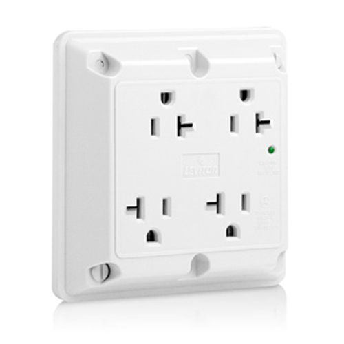 20 Amp Surge Protected Quadruplex Receptacle 5490-W