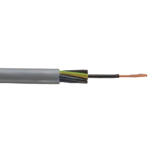 1.5mm 5C Bare Copper Unshielded PVC Grey 300/500V Flexible Controlflex YY Cable