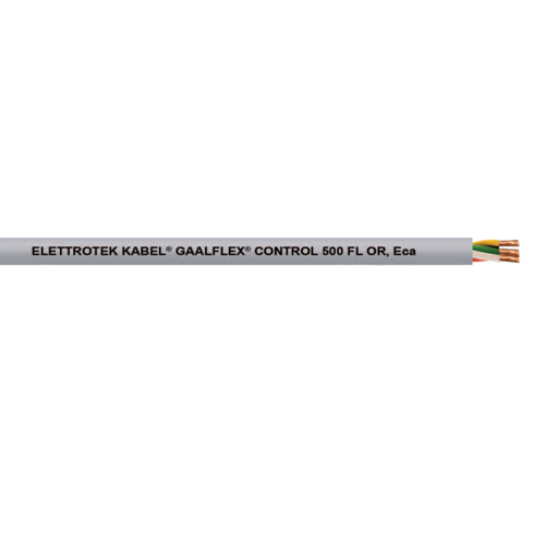 2x0.35 mm² Gaalflex Bare Copper DIN 47100 PVC 450/750V Control 500 FL OR Eca Cable