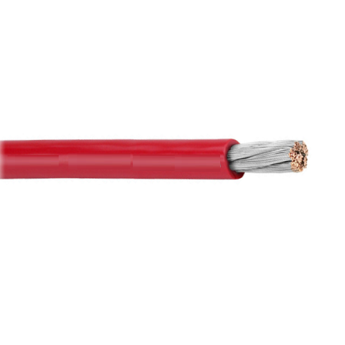 6 AWG 7 Strands Red Jacket Marine Battery Cable