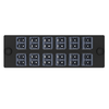 12 Port Opticom Keyed F-Dark Blue LC Fiber Adapter Panel Duplex FAP12WFDBDLCZ