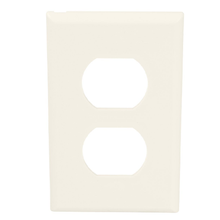 PVC 2Port Surface Raceway Duplex Faceplate Fittings White T70PWH