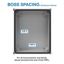 11.75" x 10.23" x 5.13" Industrial Enclosure Included Flange Kit I342STGBG