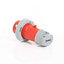 Leviton 30 Amp 480V LEV Series IEC Pin & Sleeve Plug Red 330P7WLEV