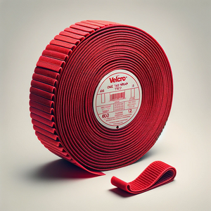 8"L 900 Pcs/Roll One Wrap Velcro Brand Red 176042