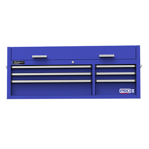 54” Pro II Blue 6 Drawer Top Chest BL02054602