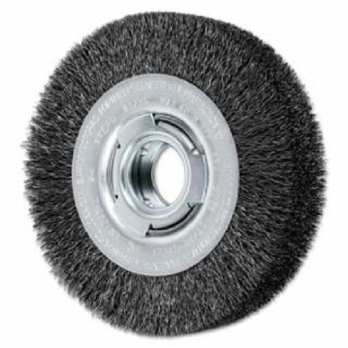 6 Inch Wide Face Crimped Wire Wheel Brush 419-81235
