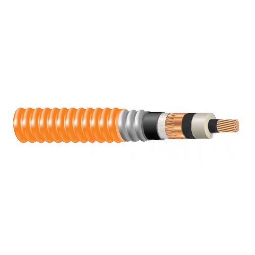 HVTECK Copper 1/C 90 mil NLEPR CB AIA 5kV 100% IL Orange PVC Jacket CSA
