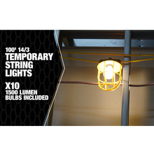 100 Feet 14/3 Hang-A-Light With Interconnects-Bulbs Plastic Cage LED Light 1311000