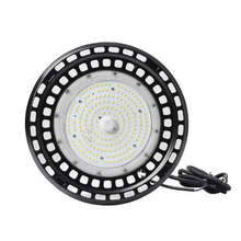 120-277V 180/200/240W 3Watt Selectable 5000K CCT LED UFO High Bay Light Black Housing