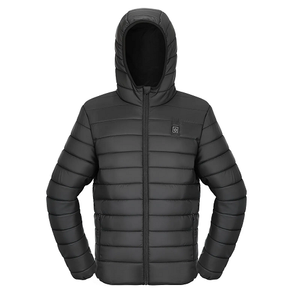 7.4V Battery Women’s Heated Jacket with Soft Shell Electric Heating Coat, 4 Heating Zones, 3 Heat Settings, Hiking, Outdoor Work, Size L, Black
