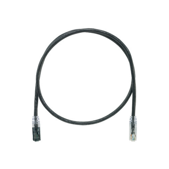 5' 24 AWG Black Cat 6 Stranded Keyed Patch Cord UTPKSP5BL