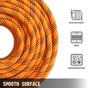 7/16" x 200FT Nylon Core Double Braid Polyester Rope